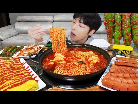MUKBANG-|-직접-만든-순두부진짬뽕-라면-&-계란 MUKBANG-|-직접-만든-순두부진짬뽕-라면-&-계란