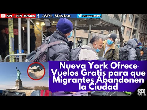 Migrantes: EEUU ¡NO QUIERE MÁS MIGRANTES! OFRECEN vuelos gratuitos a MIGRANTES para ABANDONAR N.Y.