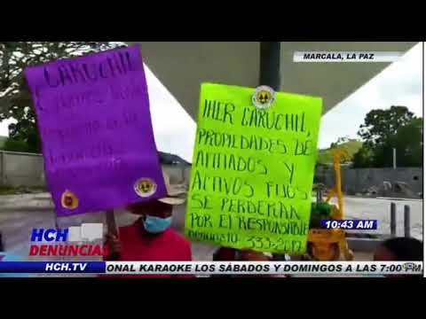 Pueblo Lenca exige respuestas a demanda de estafa en Marcala, La Paz