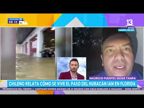 Chilenos relatan experiencia tras paso de huracán Ian en Florida. Tu Día, 2022