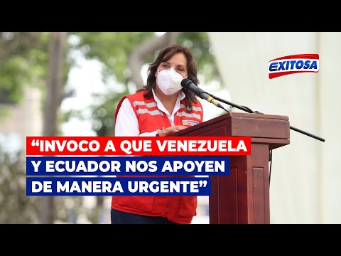 ??Dina Boluarte pide apoyo de Venezuela y Ecuador para solucionar el derrame de petróleo