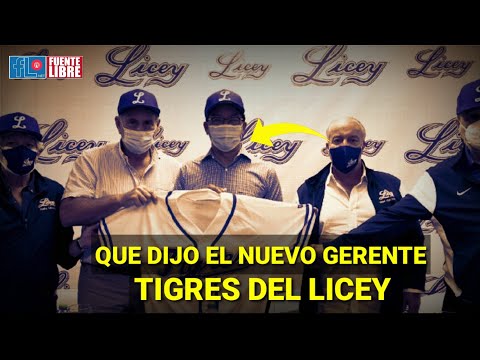 El nuevo gerente general agradeció infinitamente a la Junta Directiva del Club Atlético del Licey