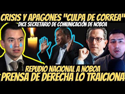 Daniel Noboa ¡Culpa al Correismo por APAGONES! | Vera insiste VOTAR SI para salvar al Ecuador