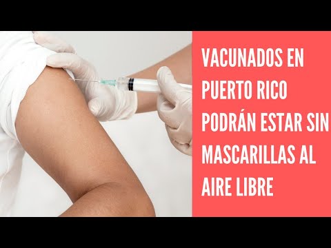 Los puertorriqueños vacunados no necesitarán mascarillas al aire libre