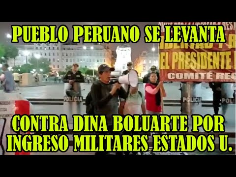 PUEBLO PERUANO MANDAN MENSAJE MILITARES DE ESTADOS UNIDOS NO PERMITIRAN AGR3SIÓN AL PUEBLO..