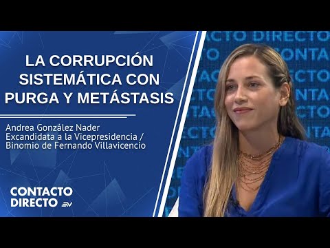 Entrevista con Andrea González - Excandidata a la Vicepresidencia | Contacto Directo | Ecuavisa