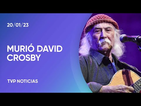 Adiós a David Crosby, pionero del folk-rock