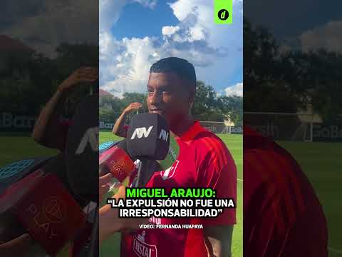 MIGUEL ARAUJO responde por su EXPULSIÓN en el PERÚ 0-1 CANADÁ | Depor