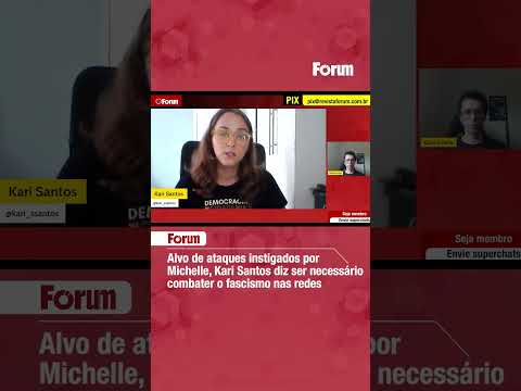 Alvo de ataques instigados por Michelle, Kari Santos diz ser necessário combater o fascismo