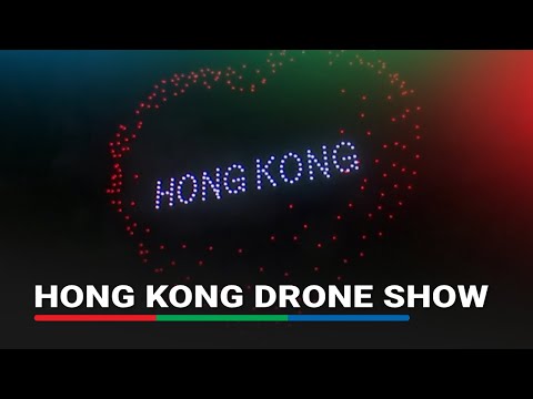 Drone show lights up Hong Kong sky to celebrate handover anniversary | ABS-CBN News