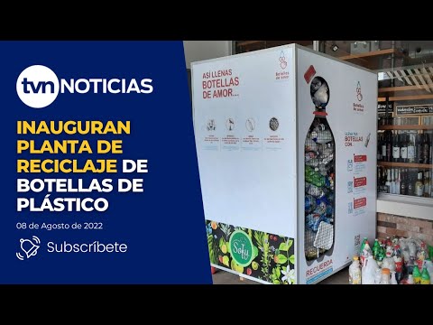 Inauguran planta de reciclaje de botellas de plástico en Panamá