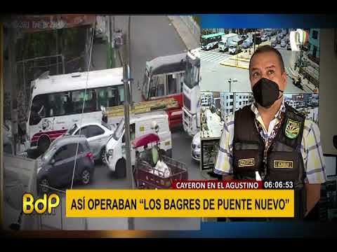 El Agustino: policía desarticuló a 'Los bagres de Puente Nuevo'