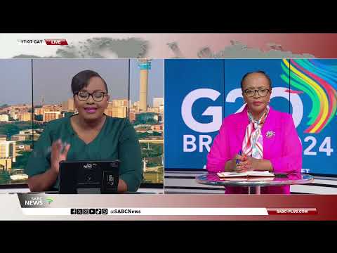 G20 Summit | Social inclusion and fight against hunger: Update with Sophie Mokoena