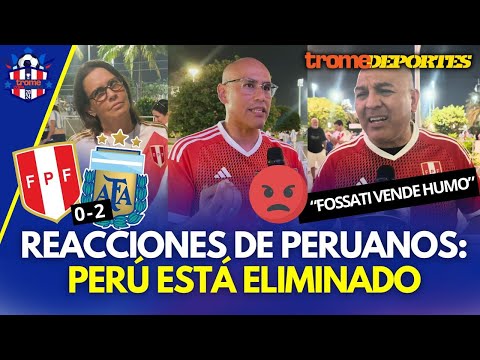 PERÚ 0-2 ARGENTINA por COPA AMÉRICA 2024: REACCIONES Hinchas peruanos tras ser ELIMINADOS | Trome