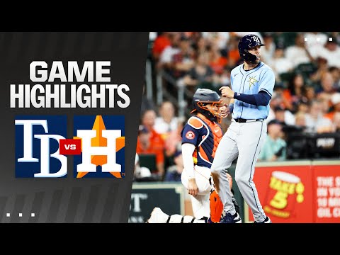 Rays vs. Astros Game Highlights (8/4/24) | MLB Highlights