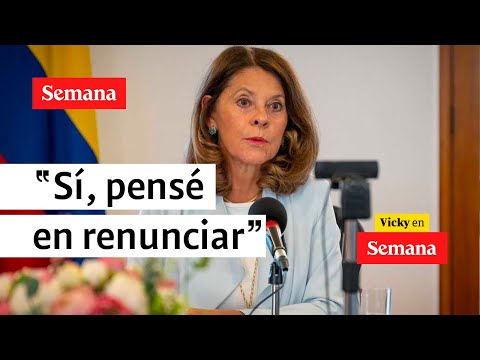 La vicepresidenta Marta Lucía Ramírez pensó en renunciar, ¿qué la frenó? | Vicky En Semana