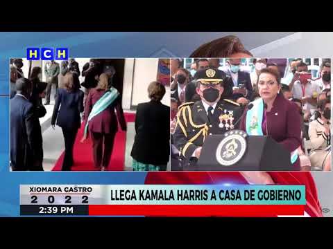 Presidenta Xiomara Castro sostiene reuniones bilaterales con Kamala Harris y diplomáticos