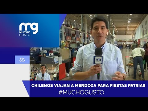 Chilenos viajan a Mendoza para celebrar las Fiestas Patrias