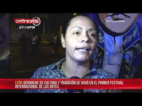primer festival internacional de las artes Rubén Darío en León - Nicaragua