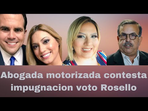 Abogada motorizada contesta a partidos que se oponen al voto de Rossello