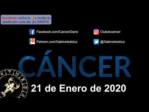 Horóscopo Diario - Cáncer - 21 de Enero de 2020