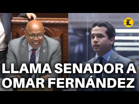 Alfredo Pacheco se equivoca y llama senador a Omar Fernández
