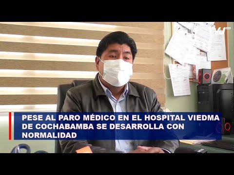 Pese al paro médico la atención en el hospital Viedma de Cochabamba se desarrolla con normalidad