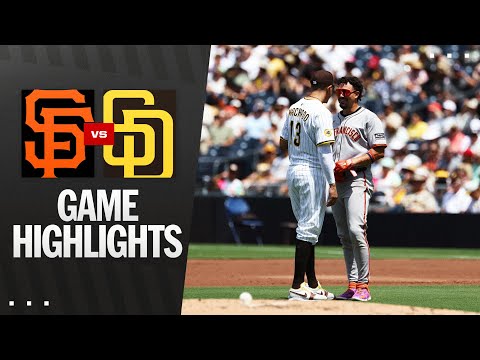 Giants vs. Padres Game Highlights (8/21/25) | MLB Highlights