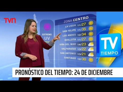 Pronóstico del tiempo: Viernes 24 de diciembre | TV Tiempo