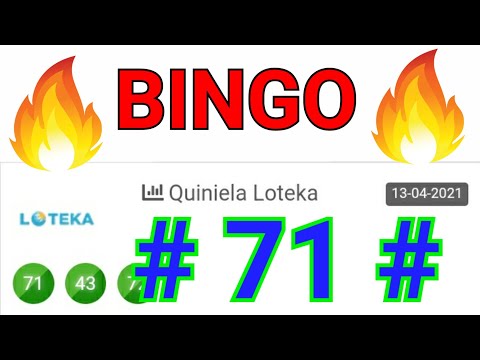BINGO HOY....!! ((( 71 ))) loteria LOTEKA para HOY / NÚMEROS GANADORES PARA HOY/ PREMIOS DE HOY