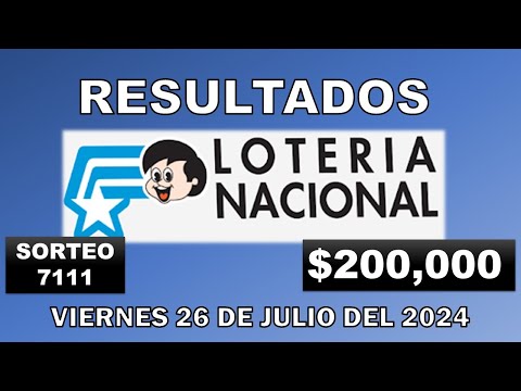 RESULTADO LOTERÍA NACIONAL SORTEO #7111 DEL VIERNES 26 DE JULIO DEL 2024 /LOTERÍA DE ECUADOR/