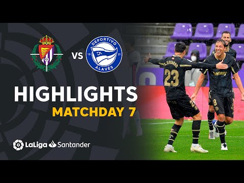 Highlights Real Valladolid vs Deportivo Alavés (0-2)