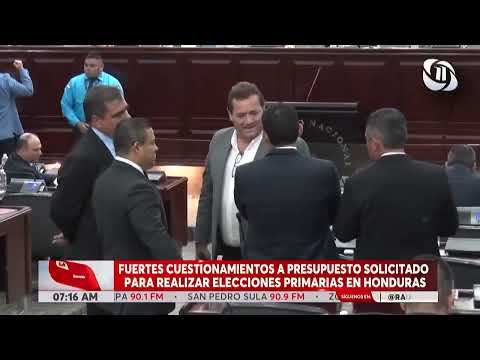 LA ENTREVISTA l Fuertes cuestionamientos a presupuesto solicitado para elecciones en Honduras