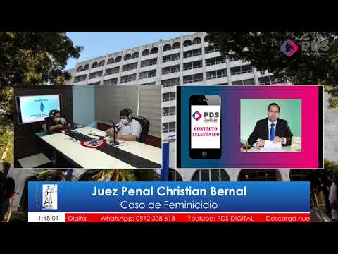Entrevista- Juez Penal Christian Bernal- Caso de Feminicidio