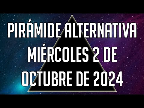 Pirámide Alternativa para el Miércoles 2 de Octubre de 2024 - Lotería de Panamá