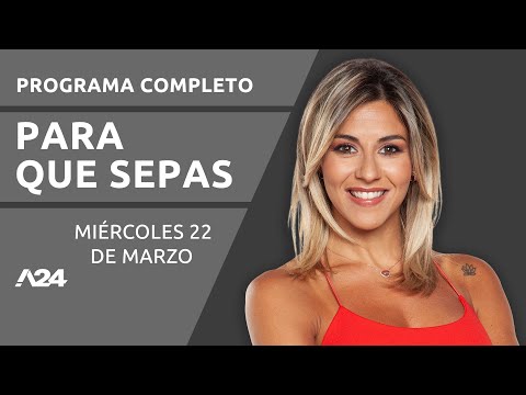 Juan Manuel Urtubey  + Felipe Miguel  #ParaQueSepas PROGRAMA COMPLETO 22/03/2023