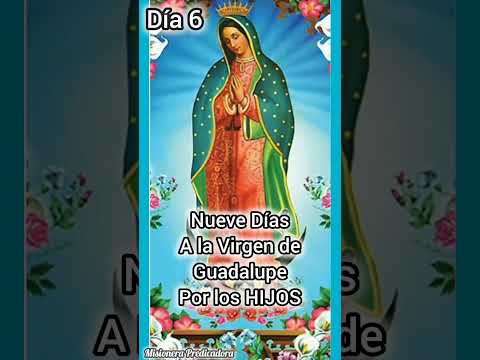 Virgen de Guadalupe Día 6 #virgendeguadalupe #virgenmaria #viralshorts #viralshort #oracion #mamas