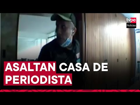 San Isidro: delincuentes asaltan vivienda de periodista