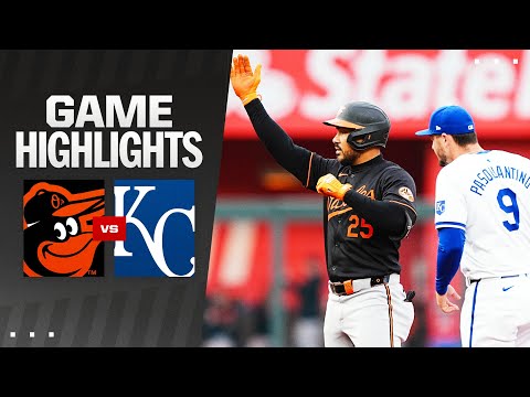 Orioles vs. Royals Game Highlights (4/20/24) | MLB Highlights