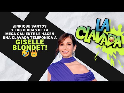 ¡Enrique Santos y Las Chicas de La Mesa Caliente Le Hacen Una Clavada Telefónica A Giselle Blondet!