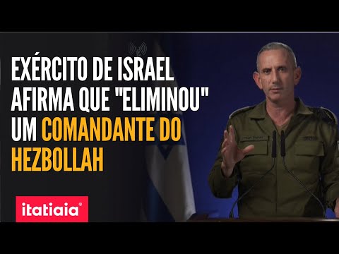 ISRAEL AFIRMA QUE ELIMINOU COMANDANTE DO HEZBOLLAH EM BOMBARDEIO NO SUL DE BEIRUTE