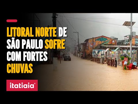 DESLIZAMENTOS DE TERRA ATINGEM LITORAL NORTE DE SÃO PAULO APÓS FORTES CHUVAS