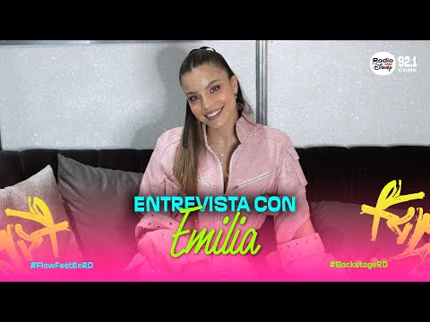 Entrevista con Emilia en el Coca-Cola Flow Fest 2023