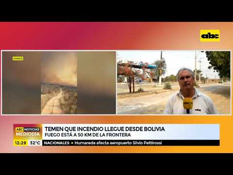 Temen que grandes incendios lleguen desde Bolivia