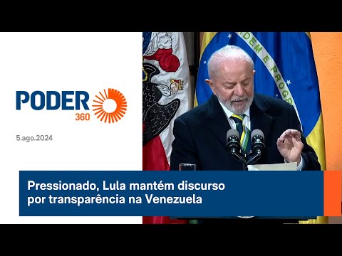 Pressionado, Lula mantém discurso por transparência na Venezuela