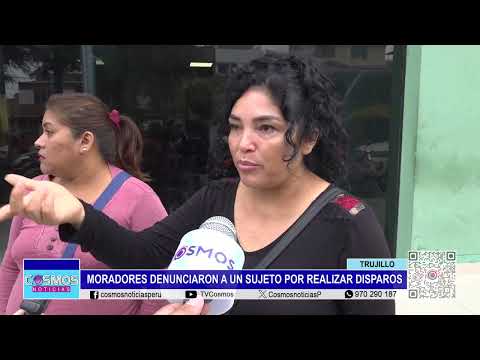 Trujillo: moradores denunciaron a un sujeto por realizar disparos