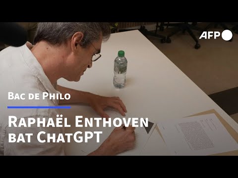 Bac de philosophie: Raphaël Enthoven bat ChatGPT | AFP