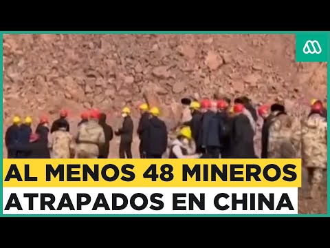 Colapso de tierra en China: Al menos 48 mineros atrapados en mina de carbón