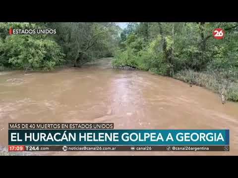 EEUU | El huracán HELENE golpea con fuerza al estado de Georgia