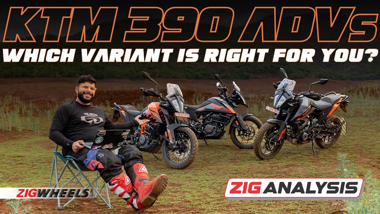 Which KTM 390 Adventure Is The Right Choice For You? | ZigAnalysis Of The 390 ADV X, V, SW and STD